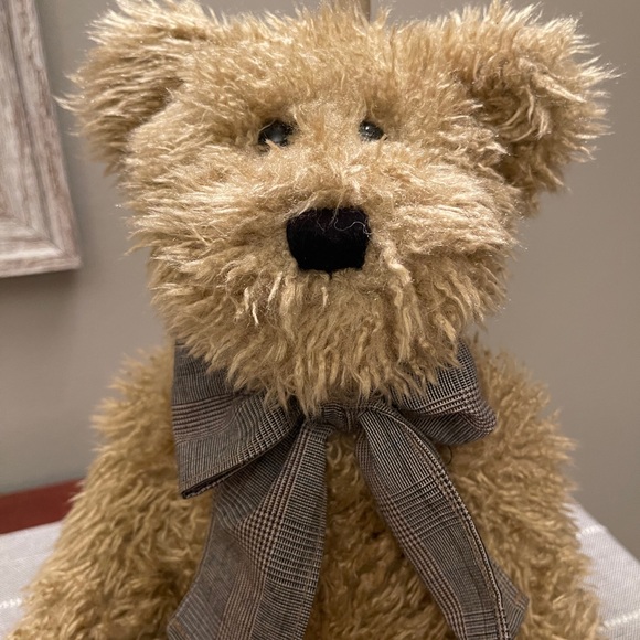 Boyds Bear 1988-2000 LTD Series Plush Bear 17” Hounds tooth Hands & Feet Musical - Picture 5 of 8